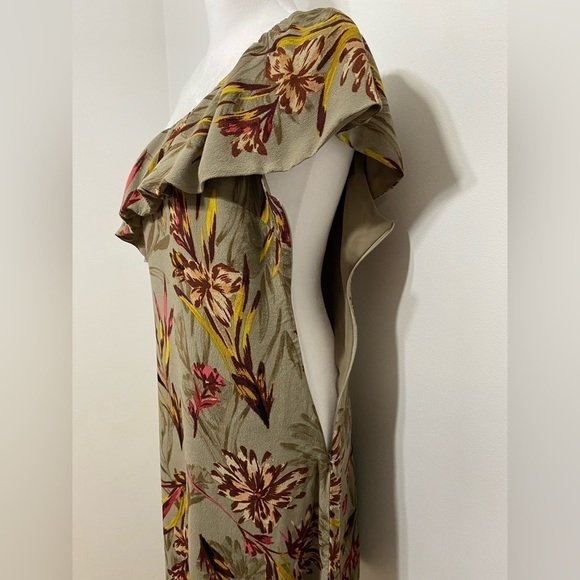 ASTR The Label Boho Floral One Shoulder Ruffle Mini Dress - Picture 7 of 10